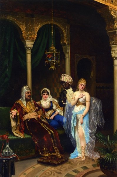 Main Product Photo of The Rhamazan Bride Painting by Moritz Stifter