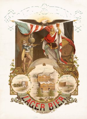 Conrad Stein's lager bier by Moritz Ulffers Oil Painting