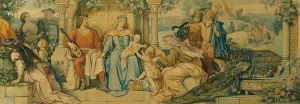 Die schone Melusine; VII. Das Liebesgluck by Moritz Von Schwind Oil Painting