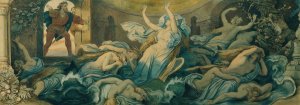 Die schone Melusine; VIII. Der Eidbruch by Moritz Von Schwind Oil Painting