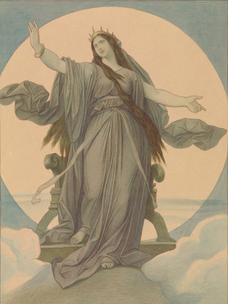 Queen of the Night  by Moritz Von Schwind - Hand-Painted Oil Painting Reproduction