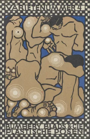 Bumbery Blads and Cie, Plastic Poses Oil painting by Moriz Jung