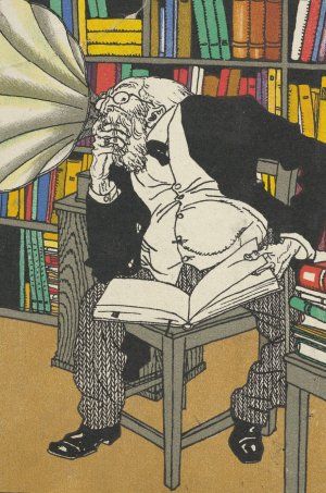 The Dialectician by Moriz Jung Oil Painting