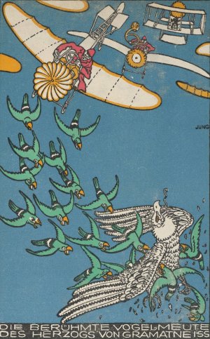 The Duke of Gramatneiss's Famous Pack of Birds by Moriz Jung Oil Painting