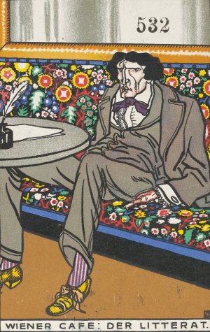 The Man of Letters by Moriz Jung Oil Painting