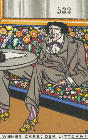The Man of Letters by Moriz Jung Oil Painting