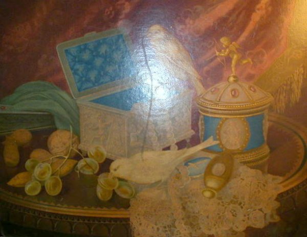 Main Product Photo of Still Life also known as White Bird Painting by Morston Ream