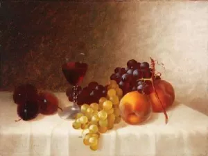 Still Life of Fruit by Morston Ream - Oil Painting Reproduction