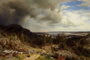 Breaking Clouds by Morten Muller Oil Painting