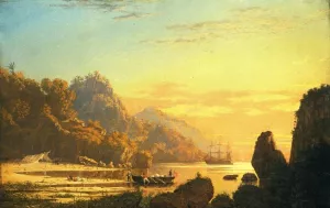 Smugglers Cove by Mortimer L. Smith - Oil Painting Reproduction