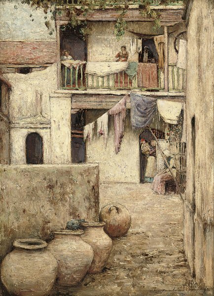 Main Product Photo of Jars, Seville Painting by Mortimer Menpes