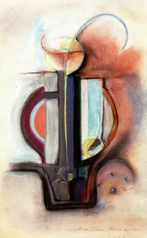 Composition Oil painting by Morton Livingston Schamberg
