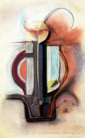 Composition painting by Morton Livingston Schamberg