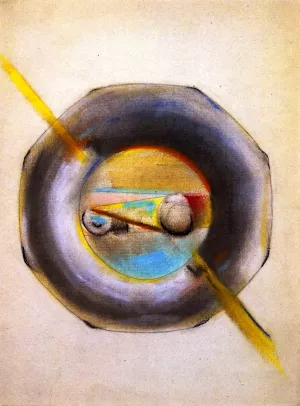 Composition painting by Morton Livingston Schamberg