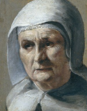 Old Woman by Moses Ter Borch Oil Painting