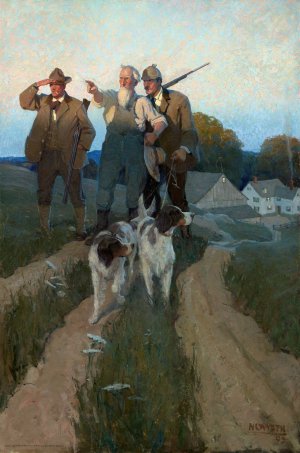 Over Yonder by N. C. Wyeth Oil Painting