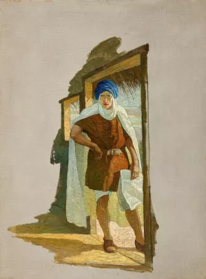 The Return of the Four by N. C. Wyeth Oil Painting