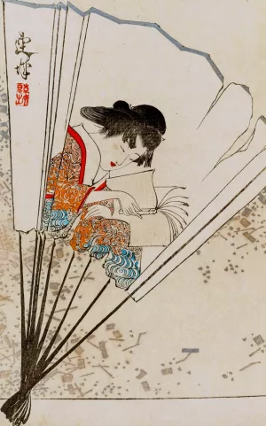 Shin zuan, Pl.12 by Nakayasu Shinzaburo Oil Painting