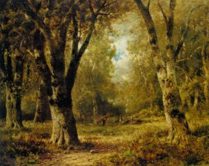 La Clairiere by Narcisse Diaz De La Pena Oil Painting