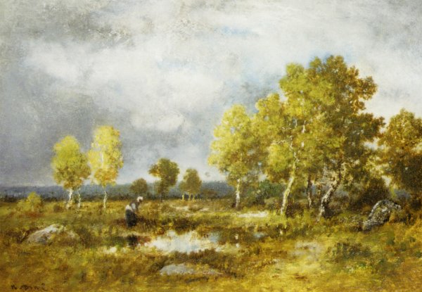 Main Product Photo of L'Orage Painting by Narcisse Diaz De La Pena