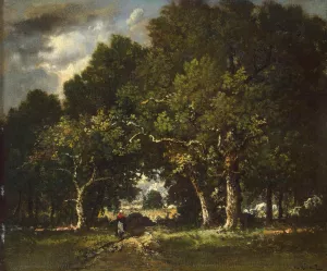 Road in the Wood painting by Narcisse Diaz De La Pena