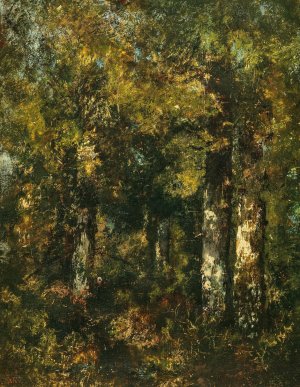 In the Forest of Fontainebleau by Narcisse-Virgile Diaz De La Pena Oil Painting