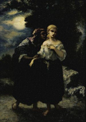 Le Malefice by Narcisse-Virgile Diaz De La Pena Oil Painting