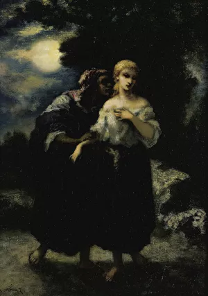 Le Malefice by Narcisse-Virgile Diaz De La Pena Oil Painting