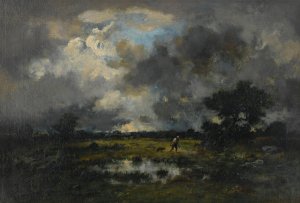 L'Orage by Narcisse-Virgile Diaz De La Pena Oil Painting