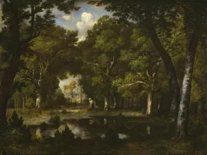 Pond in the Woods by Narcisse-Virgile Diaz De La Pena Oil Painting