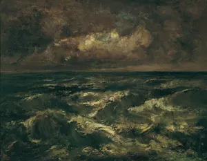 Sturmische See by Narcisse-Virgile Diaz De La Pena Oil Painting