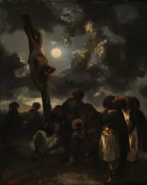 Supplice turc by Narcisse-Virgile Diaz De La Pena Oil Painting