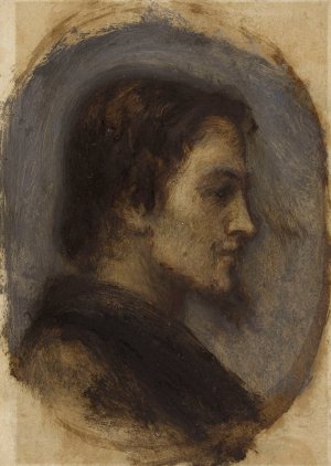 Tete d'homme by Narcisse-Virgile Diaz De La Pena Oil Painting