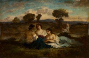 The Bathers by Narcisse-Virgile Diaz De La Pena Oil Painting