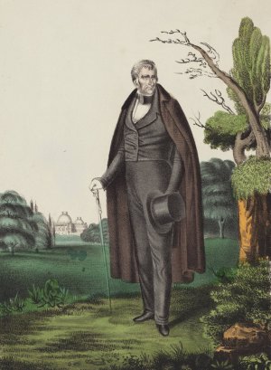 William Henry Harrison - Ninth President Of The United States by Nathaniel Currier Oil Painting