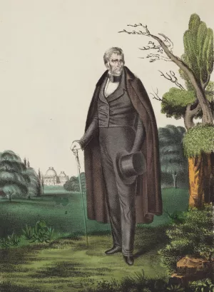 William Henry Harrison - Ninth President Of The United States by Nathaniel Currier Oil Painting
