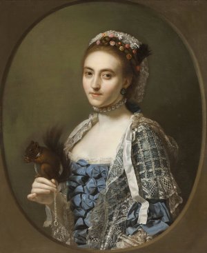 Portrait of Olive Craster by Nathaniel Dance Holland Oil Painting