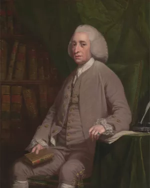 Tobias Smollet by Nathaniel Dance Holland Oil Painting