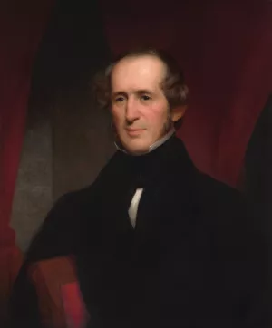 Cornelius Vanderbilt by Nathaniel Jocelyn Oil Painting