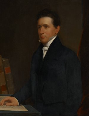 Denison Olmsted by Nathaniel Jocelyn Oil Painting