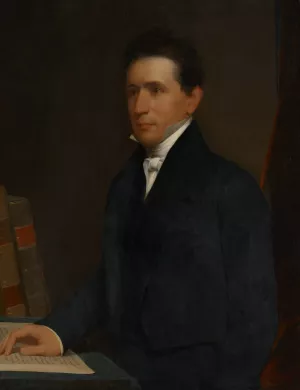 Denison Olmsted by Nathaniel Jocelyn Oil Painting