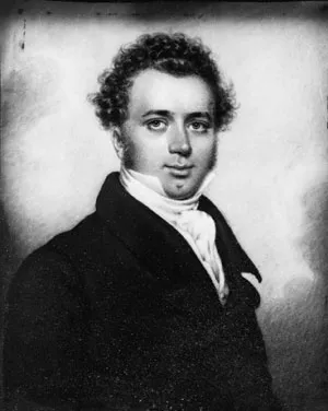 Jean Pierre Barre by Nathaniel Rogers Oil Painting
