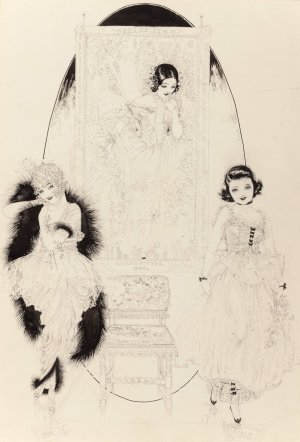 The New Year by Nell Brinkley Oil Painting
