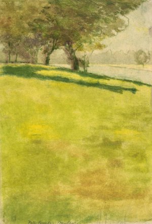 Landscape by Nell Brooker Mayhew Oil Painting