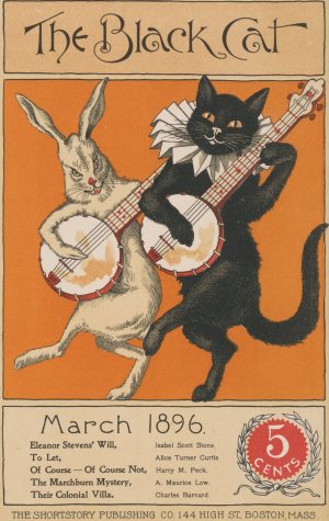 The Black Cat, March by Nelly Littlehale Murphy Oil Painting