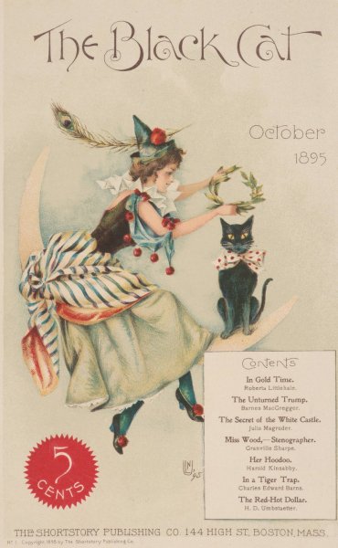 Main Product Photo of The Black Cat, October  Painting by Nelly Littlehale Murphy