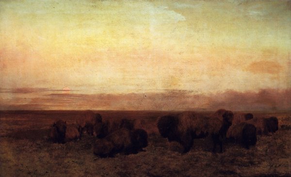Main Product Photo of Remnant of the Herd Painting by Newbold Hough Trotter