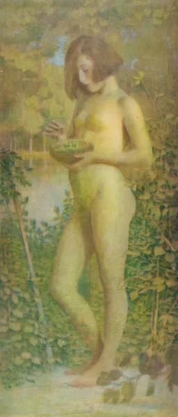 Spring by Newton A. Wells Oil Painting
