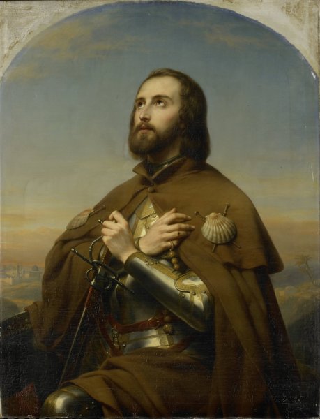 Eberhard  by Nicaise De Keyser - Hand-Painted Oil Painting Reproduction