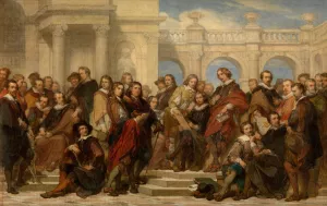 Painters and Etchers by Nicaise De Keyser Oil Painting